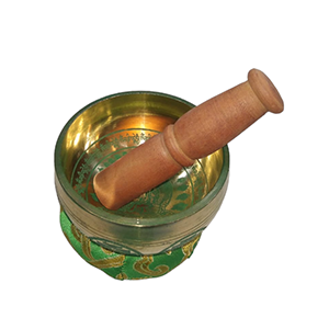 Green Lasered Singing Bowl