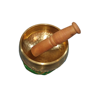 Hammered Singing Bowl with Om Mane Padme Hum Etched Outside