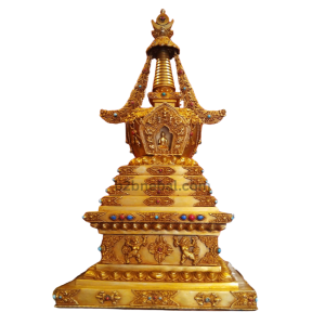 21" Buddhist Stupa Statue