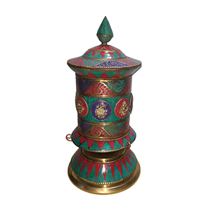 Turquoise Siku Ashta Mandal Stand Mane