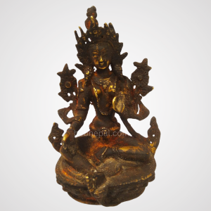 Green Tara Antique Statue