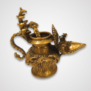 brass sukunda with ganesh for nepali rituals