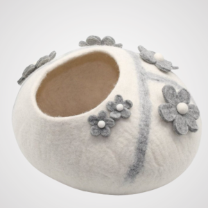 Petal Design Felt Cat House